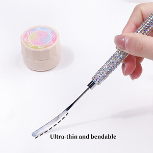 Pincel de doble punta de acero y palo de palisandro para mezclar uñas, gel acrílico UV y pegamento para arte de uñas - Product Image 4