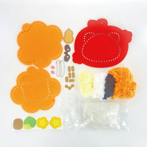 Kit de Juguetes Creativos para Manualidades, Muñeco de Peluche con Bordado de Animales de Dibujos Animados, con Divertidos Pegatinas de Panda para Proyectos de Arte y Manualidades - Product Image 3