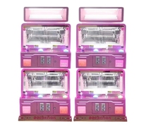 Guangzhou FactorWholesale Cadeau Poupée Jeu Machine monnayeur 4 Joueurs Mini Bonbons Grabber Jouet Griffe Grue Machine à vendre