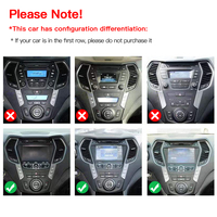 Radio de Coche con Pantalla Android y DSP STWEI para Hyundai IX45 Santa Fe 2012-2017, Reproductor Multimedia, Navegador GPS, Carplay, Unidad Principal, Estéreo Automotriz