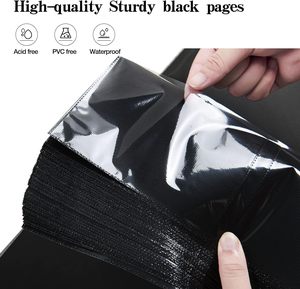 Potricher Linnen Hardcover Fotoalbum Met Grote Capaciteit 4X6 600 Foto 'S Voor Familievakantieherinneringen-Grijze 600 Zakken Notitieboekje - Product Image 3