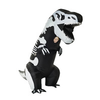 Costume gonflable de Tyrannosaurus Rex pour Halloween, accessoires de fête cosplay, costume de dinosaure gonflable pour adulte