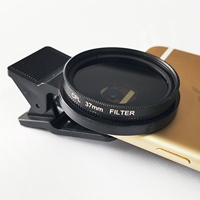 Accessoire pour téléphone portable 37 mm 52 mm Clip CPL ND UV Objectif + Filtre étoile Objectif d'appareil photo pour smartphone