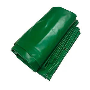 Heavy Duty Waterproof Tarp Durable Polyester Base Fabric Knife PVC Coated Tarpaulin for Tent, Cover, Awning, Pond