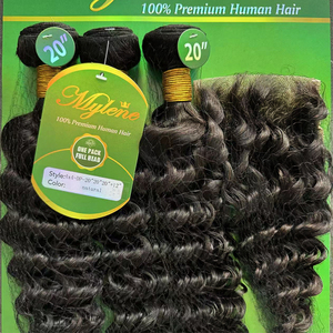 <span class=keywords><strong>Tissage</strong></span> de <span class=keywords><strong>Cheveux</strong></span> Humains 14-20 Pouces 180g <span class=keywords><strong>Cheveux</strong></span> Indiens Bruts Bouclés Profonds Kinky, Lots de <span class=keywords><strong>Cheveux</strong></span> Humains, Perruques, Extensions de <span class=keywords><strong>Cheveux</strong></span> Humains avec Dentelle Frontale - Product Image 6