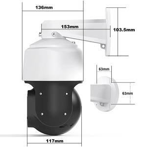 <span class=keywords><strong>กล้อง</strong></span> IP PTZ ความละเอียด 8MP ความเร็วสูง ซูมออปติคอล 20 เท่า ระยะอินฟราเรด 120 เมตร หน้าจอ 5.5 นิ้ว ไมโครโฟนในตัว <span class=keywords><strong>กล้อง</strong></span>เน็ตเวิร์ก POE ภายนอกอาคาร ความละเอียด 4K - Product Image 3