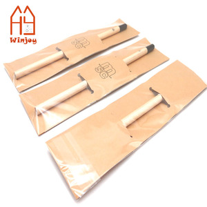 <span class=keywords><strong>Crayon</strong></span> <span class=keywords><strong>à</strong></span> griffonner avec graines, écologique, en bois, avec gomme, logo personnalisé, pour cadeau étudiant, avec carte en papier - Product Image 1