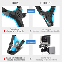 Sangle de fixation pour casque de moto GoPro DJI Osmo Action Camera