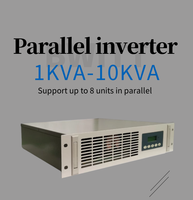 Onduleur modulaire Bwitt 19 pouces à montage en rack, onde sinusoïdale pure, 3 kVA, 48 V CC vers 220 V CA monophasé 50 Hz