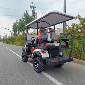 Voiturette de golf en gros 5-6 places avec batterie au plomb 48V, vitesse 30-50km/h, châssis en acier, autonomie 50-70km, électrique 6 places pour la route - Product Image 5