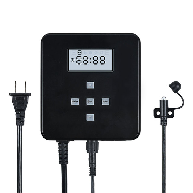 DC12V 60W Outdoor Weatherproof Low Voltage Landscape Transformer With Timer and Photocell Sensor for Pathway Garden Lamp