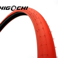Pneu tubeless HIGOCHI pour moto, type spécial anti-crevaison basse pression, 18-21 pouces, rouge, Enduro Race tout-terrain