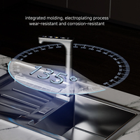 Robinet intelligent électrique en plastique pour camping-car OEM/ODM avec 4 réglages de température, écologique et haute efficacité pour conduite d'eau