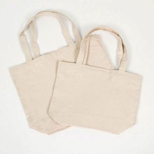 Sacs réutilisables durables avec logo personnalisé, grand format, violet, bleu, blanc, 100% coton naturel, sac fourre-tout vierge pour le shopping et l'usage quotidien - Product Image 4