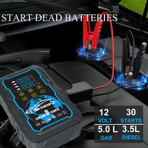 22200mWh Portable Jump Starter With Air Compressor Car <strong>Battery</strong> <strong>Booster</strong> Power Bank Charger <strong>Battery</strong> Pack With Tyre Air Pump - Product Image 2