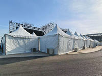 Carpa para Eventos, Bodas, Fiestas, Recepciones, Exteriores, de Aluminio, Tipo Pagoda, 3x3, 4x4, 5x5, 6x6m