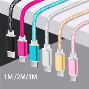 100CM 3FT Nylon Braided <b>Cable</b> <b>Usb</b> Type c Charging <b>Cable</b> Mobile Phone <b>Cable</b> for Smart Phones - Product Image 3