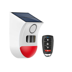 Wale mới độc lập năng lượng mặt trời Powered Báo động hồng ngoại với điều khiển từ xa Độc Lập Báo động xâm nhập di động với 120dB tweeter - Product Image 1