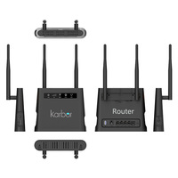 Karbor CPE Router Wifi 4g 3000mAh, baterai Wifi 300mbps jaringan LTE Router Wifi6 Router Cpe Dual Band 2.4g/5gHZ