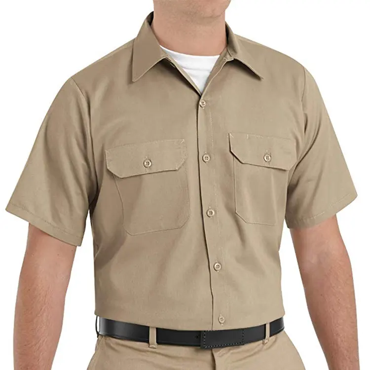 Manica corta Abbigliamento Da Lavoro Uniforme Camicia Safty Camicie Da Lavoro per gli uomini
