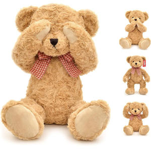 Orsacchiotto di <span class=keywords><strong>Peluche</strong></span> Marrone con Magneti, Giocattolo Carino per Bambine, Orsetto Personalizzabile con Magneti, Vendita all'Ingrosso, Certificato CPC CE, <span class=keywords><strong>50</strong></span> <span class=keywords><strong>cm</strong></span> - Product Image 4