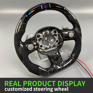 Pour BMW <span class=keywords><strong>Mini</strong></span> R56 F55 F56 <span class=keywords><strong>JCW</strong></span> R50 F57 R57 R55 F60 F54 <span class=keywords><strong>Cooper</strong></span> S phares LED en Fiber de carbone <span class=keywords><strong>volant</strong></span> de voiture - Product Image 3