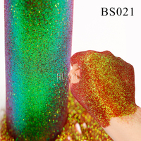 Poudre de paillettes caméléon cosmétique en gros 1/128 paillettes fines de changement de couleur décoration corps visage ongles