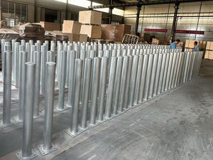 Çelik güvenlik baba park borusu baba yuvarlak/kare taban avustralya cıvata aşağı koruma sonrası Anti-çarpışma - Product Image 4