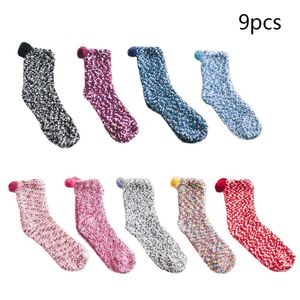 शीतकालीन कस्टम लंबे फ़ज़ी फ्फी मोजे महिलाओं थोक क्रिसमस आरामदायक डिजाइन यूनिसेक्स गैर पर्ची टखने के मोजे-आरामदायक गर्म मोजे - Product Image 2