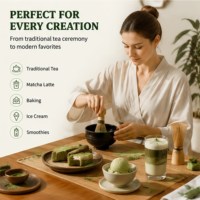 Poudre de Matcha de Qualité Cérémonielle Prête à l'Expédition, Sachet de 10 Bâtonnets de 2g, Conforme aux Normes UE, Vente en Gros, Sachet de Poudre de Thé Vert Instantané