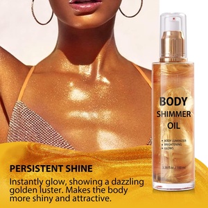 Iluminador Corporal Líquido a Prueba de Agua, Color Bronce Dorado, para Cuerpo y Rostro - Product Image 3