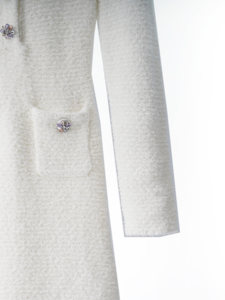 S*P 2026 Nuovo Abito in Maglia Elegante Stile Socialite Francese con Diamanti Colorati e Lavorazione Artigianale di Lusso Leggero per Primavera e Autunno - Product Image 6