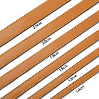 Sangle de sac interchangeable en cuir véritable marron de haute qualité, tendance et luxueuse, disponible en plusieurs tailles, pour porté croisé ou à l'épaule