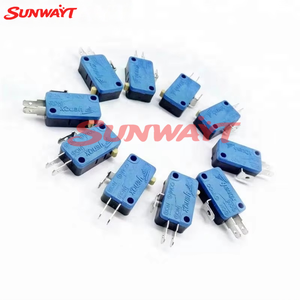 Accessoires pour machines de jeu à monnayeur : Bouton poussoir d'arcade bleu à 3 broches - Product Image 6