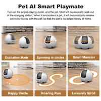 Robot IA de bureau intelligent, compagnon pour animaux de compagnie (chats et chiens), avec dialogue émotionnel et programmation, jouet électronique, cadeau, jouet robot intelligent