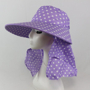 Sombrero tipo pescador con máscara facial desmontable, protección solar y protector de cuello para mujer, para exteriores, primavera y verano, tela de poliéster transpirable - Product Image 2