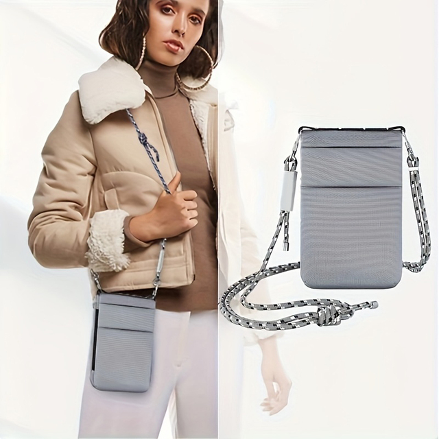 Maplestory Mini Phone Purse Bag-Wallet Crossbody Bags for Women Adjustable Strap Credit Card Slot RFID Waterproof Polyester