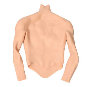 Costume musculaire réaliste de grande taille 2024 avec forme de poitrine en silicone pour les <span class=keywords><strong>bras</strong></span>, muscle abdominal réaliste, <span class=keywords><strong>faux</strong></span> torse pour cosplay - Product Image 5