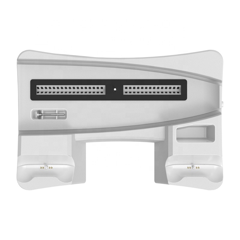 Multi-function Cooling Fan Vertical Dual Sense Controllers Charger Stand for Ps5 Digital Edition