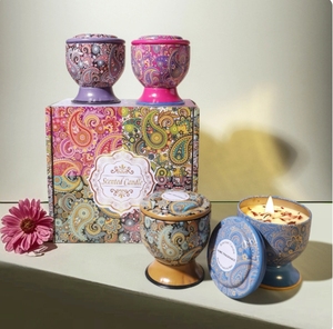 Quà Tặng Thiết Lập Hương Thơm Hương Liệu Nến Jar Khô Hoa Đậu Nành Sáp Hương Thơm Nến Sáp Đậu Nành Nến Tin Hộp Bìa - Product Image 4