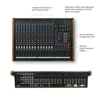 Console de mixage numérique professionnelle pour DJ et utilisation sur scène avec construction métallique Bluetooth pour les sorties