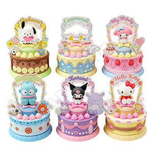 Figuras Sorpresa de Pastelitos Dulces, Lindos Postres de Gatitos, <span class=keywords><strong>My</strong></span> <span class=keywords><strong>Melody</strong></span>, <span class=keywords><strong>Kuromi</strong></span> y Cinnamoroll, Cápsulas Gashapon, Muñecas en Bola, Regalo 100-120mm - Product Image 5