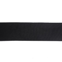 Bande élastique en tissu jacquard/tissé Yuyong noir en spandex/nylon pour vêtements, pantalons, sacs de randonnée, bretelles
