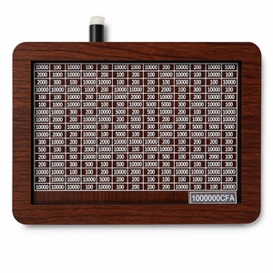 Hucha de madera para ahorro de 100.000 FCF, caja de ahorro de madera, hucha para monedas y billetes, desafío de ahorro, almacenamiento, decoración del hogar, decorativa - Product Image 2