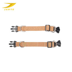 Collar de perro de cuero de madera para protección del medio ambiente y materiales compatibles con mascotas Collar de perro de corcho portador de mascotas Collar de perro personalizado alto - Product Image 5