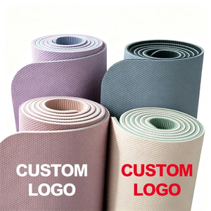 Colchoneta de yoga con amortiguación óptima, confort y soporte ideales para las articulaciones, colchoneta de yoga de goma, colchoneta para hacer ejercicio, proveedor de etiquetas privadas con logotipo personalizado - Product Image 2