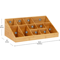 Organisateur de station à café en plastique, rangement multi-compartiments pour bar à café, tasses, couvercles, serviettes et accessoires à thé