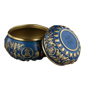 2025 exquis cuivre Feng Shui trésor bassin maison bureau décor Feng Shui Bagua trésor bassin intérieur ornement - Product Image 2