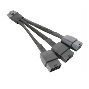 Câble adaptateur d'alimentation GPU PCI-E 180 degrés pour cartes graphiques RTX 4090 RTX 4080, 12VHPWR 16 broches (12+4) vers 3x8 broches 4x8 broches, câble PCIe 5.0 - Product Image 2