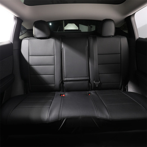 Fundas de Asiento de Cuero Impermeables para Autos Deportivos de Lujo, Juego Completo para Tesla Model Y/Model 3 2017-2024, para Todas las Estaciones, Garantía de 2 Años - Product Image 3